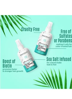 FoxyBae FoxyBae Sea Salt Spray for Hair - Texture Spray for Hair Texturizing & Volumizing Hair Spray with Biotin for Hair Growth & Thickening - Sea Salt Spray for Men & Women - Wavy Hair Products - 8 Fl Oz  - Image 4