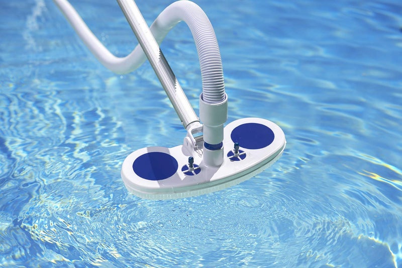 Poolmaster Deluxe Weighted Vinyl Liner Pool Vacuum Head With Air-Relief Valves, Safe Cleaning for Inground & Above-Ground Pools – Fits 1-1/4" & 1-1/2" Hoses - Image 2