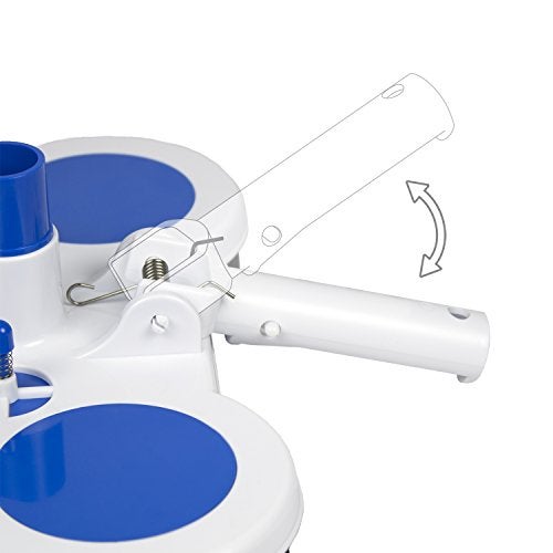 Poolmaster Deluxe Weighted Vinyl Liner Pool Vacuum Head With Air-Relief Valves, Safe Cleaning for Inground & Above-Ground Pools – Fits 1-1/4" & 1-1/2" Hoses - Image 3