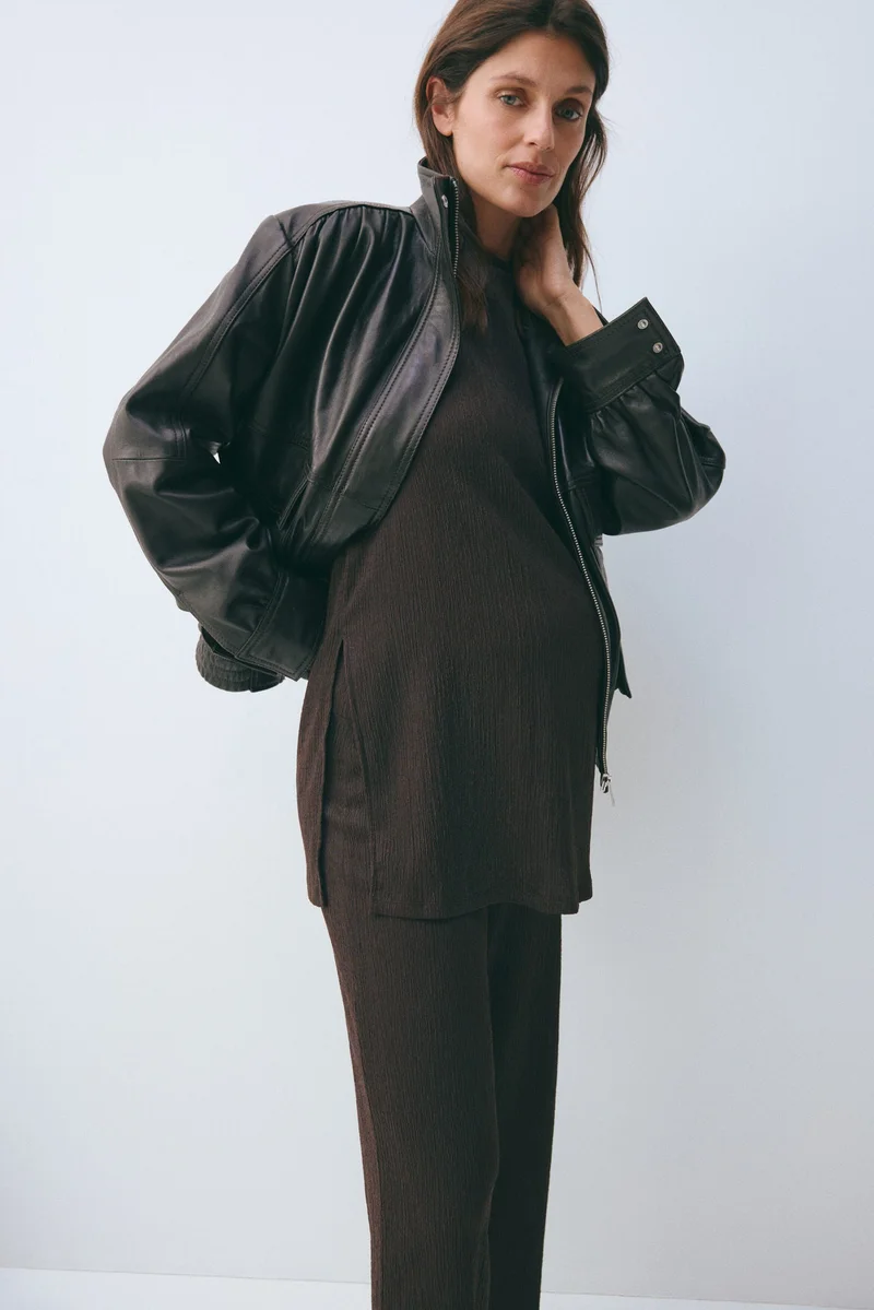 H&M  MAMA 2-piece textured jersey set for Women | Best Price UAE