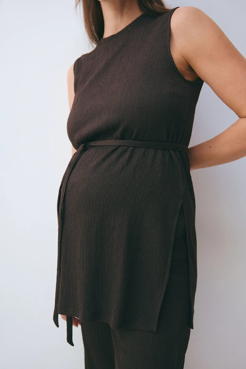 H&M MAMA 2-piece textured jersey set