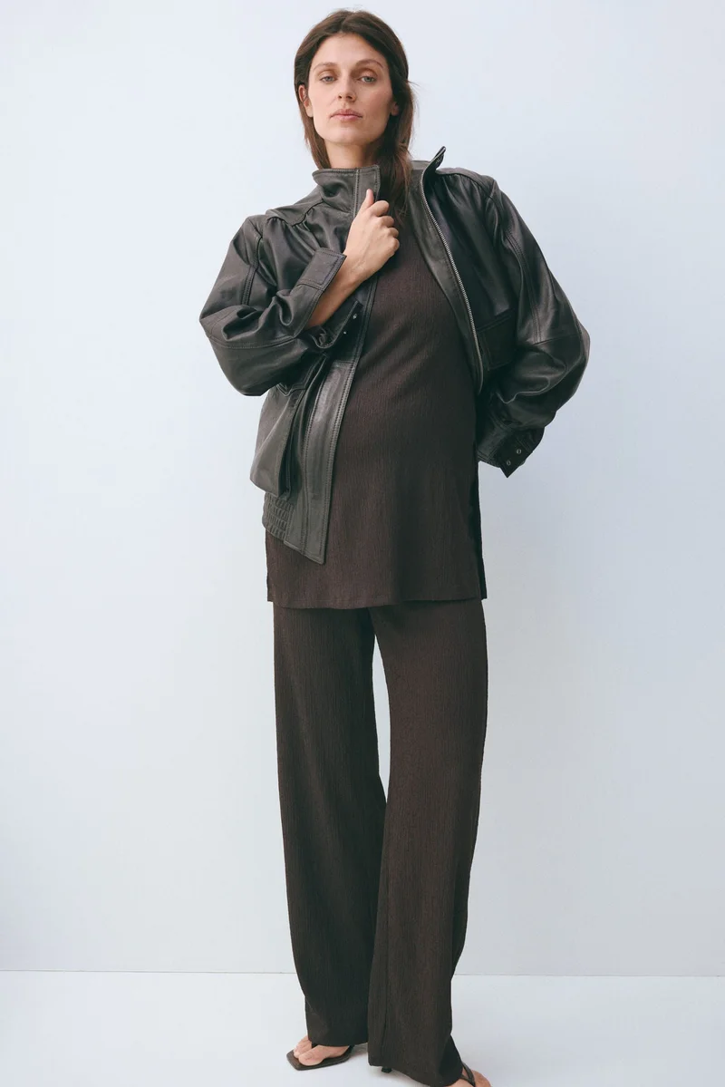 H&M MAMA 2-piece textured jersey set