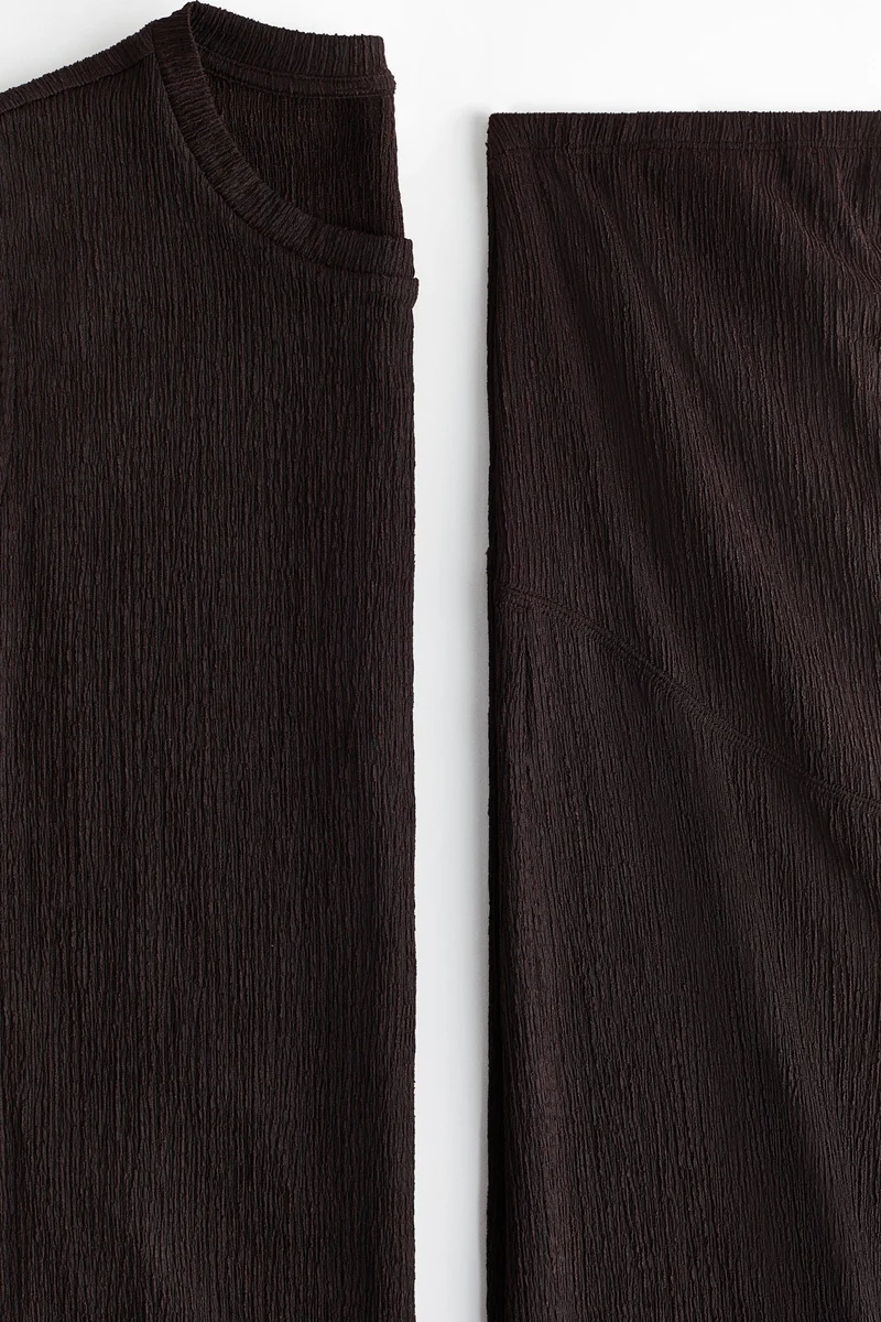 H&M  MAMA 2-piece textured jersey set for Women | Best Price UAE