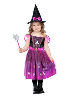 Fun Fair Fancy Dress Licensed Ben And Hollys Little Kingdom Holly Witch Costume Dress Wings Hat And Wand Child Girl Size S