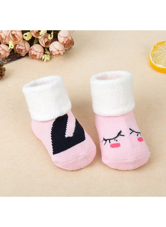 KIDS SOCKS Striped Terry Socks Children's Socks Boys And Girls Baby Cotton Terry Socks Baby Thick Warm Socks - Image 2
