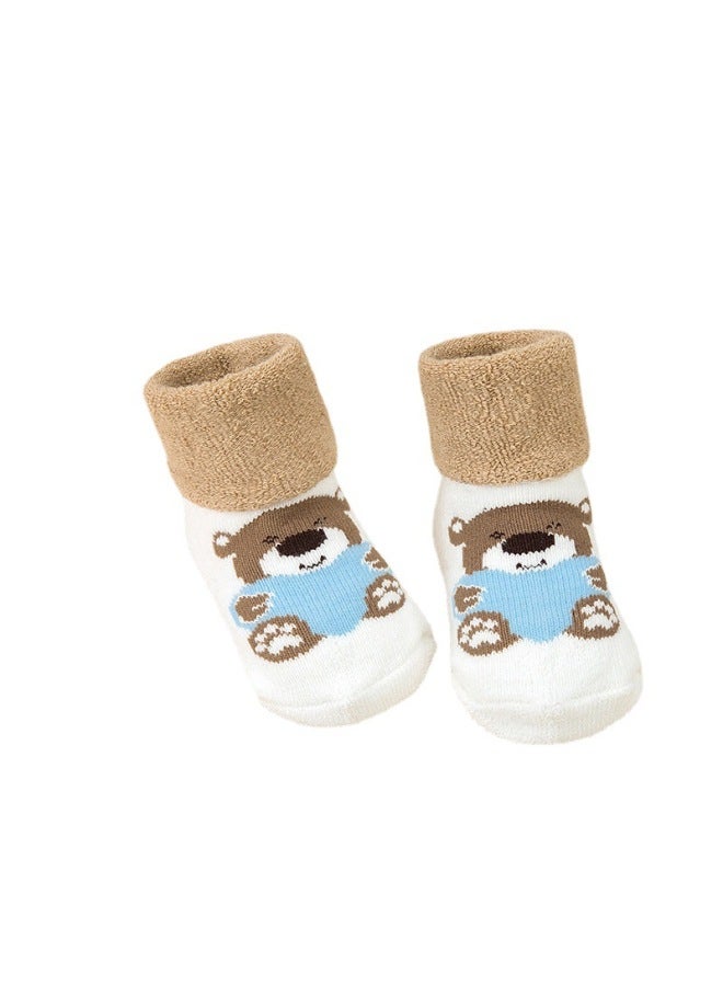 KIDS SOCKS Striped Terry Socks Children's Socks Boys And Girls Baby Cotton Terry Socks Baby Thick Warm Socks - Image 5