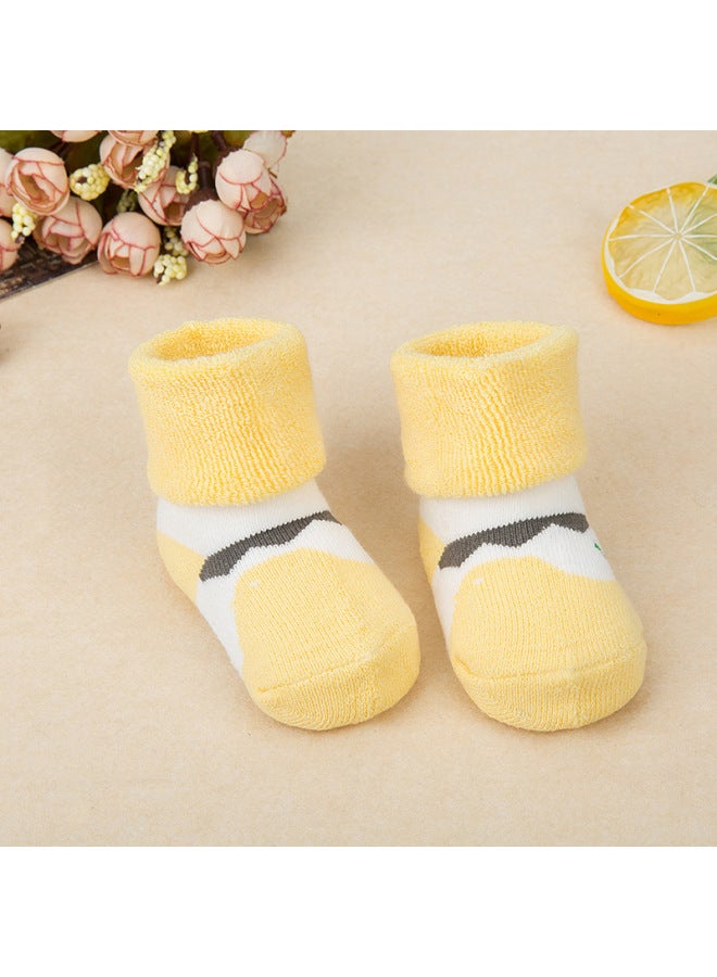 KIDS SOCKS Striped Terry Socks Children's Socks Boys And Girls Baby Cotton Terry Socks Baby Thick Warm Socks - Image 3