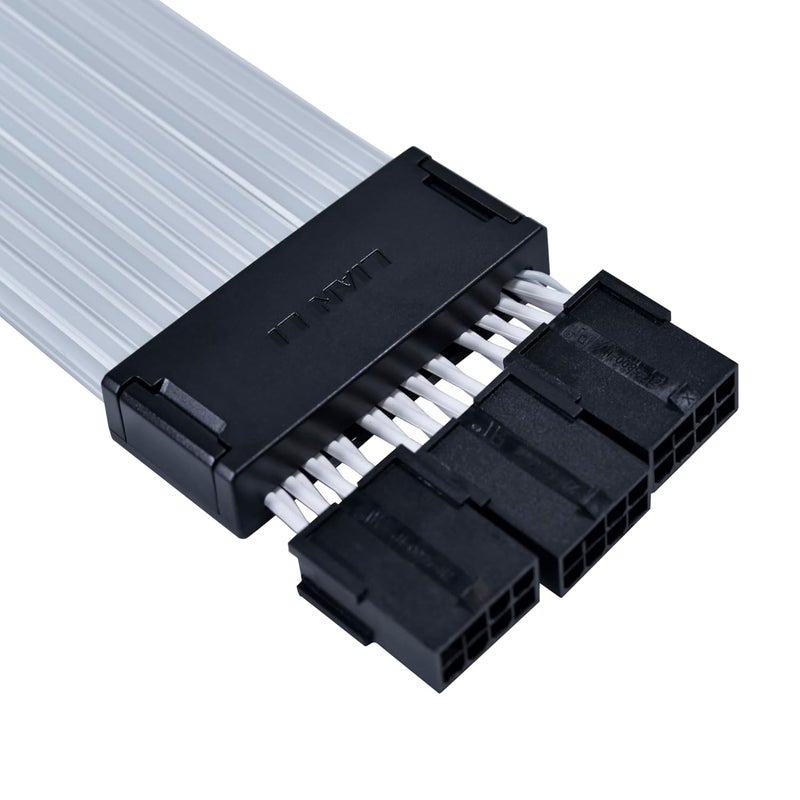 ليان لي سترايمر لاسلكي 3x8-دبوس (PW12-1W) - كابل طاقة RGB قابل للعنونة - تحكم لاسلكي بتردد 2.4 جيجاهرتز بطول 410 مم؛ 16.14 بوصة - أدلة إضاءة - وحدة التحكم غير مرفقة ومطلوبة - Image 5