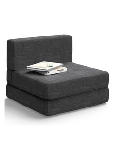 3 in 1 Convertible Sleeper Sofa Modern Linen Fabric Removable Cover