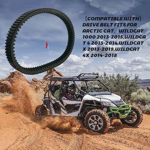 MOTOBULL Drive Belt Compatible with Arctic Cat Wildcat 1000 X 4 4X 4X LTD 2013-2019 0823-496 0823-391 - Image 2