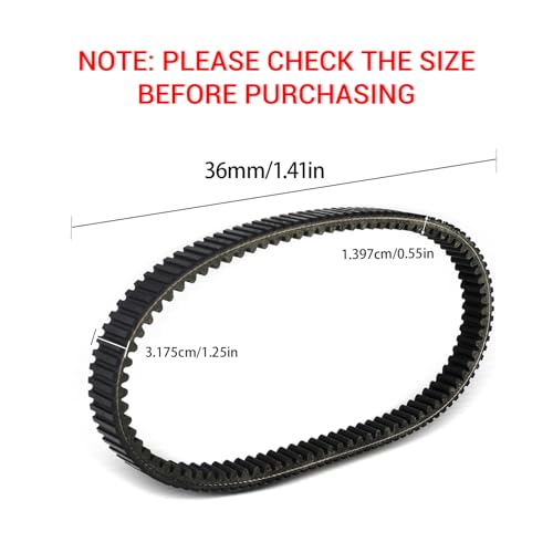 MOTOBULL Drive Belt Compatible with Arctic Cat Wildcat 1000 X 4 4X 4X LTD 2013-2019 0823-496 0823-391 - Image 5
