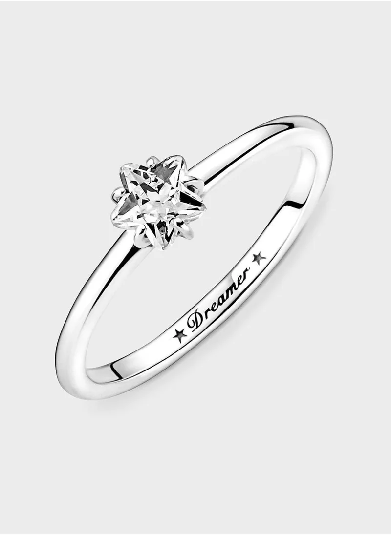 PANDORA Celestial Sparkling Star Solitaire Ring