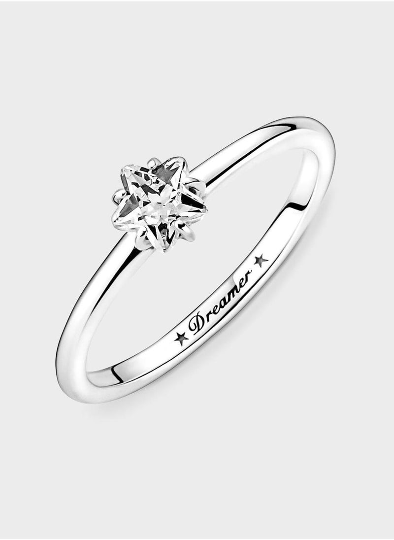 PANDORA Celestial Sparkling Star Solitaire Ring  - Image 4