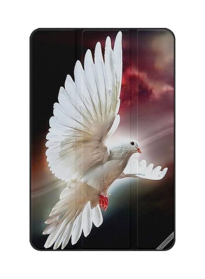 NIBEMINENT Beautiful Peagion Protective Flip Case And Cover For Samsung Galaxy Tab A T510/T515 Multicolour