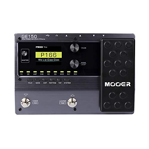 MOOER GE150 Electric Guitar Amp Modelling Multi Effects Pedal Portable Multi Effects Processor with Expression & IR Loading for Live show, Live Streaming, Home Studio, Guitar Practice - Image 1