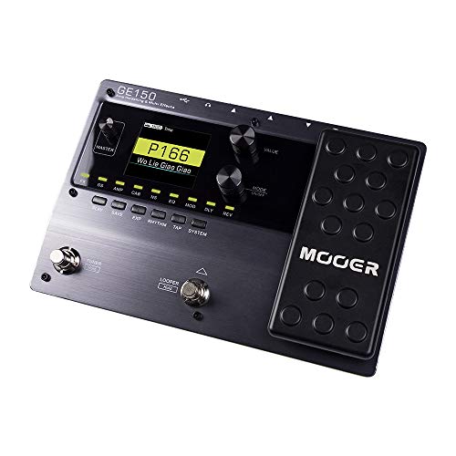MOOER GE150 Electric Guitar Amp Modelling Multi Effects Pedal Portable Multi Effects Processor with Expression & IR Loading for Live show, Live Streaming, Home Studio, Guitar Practice - Image 2