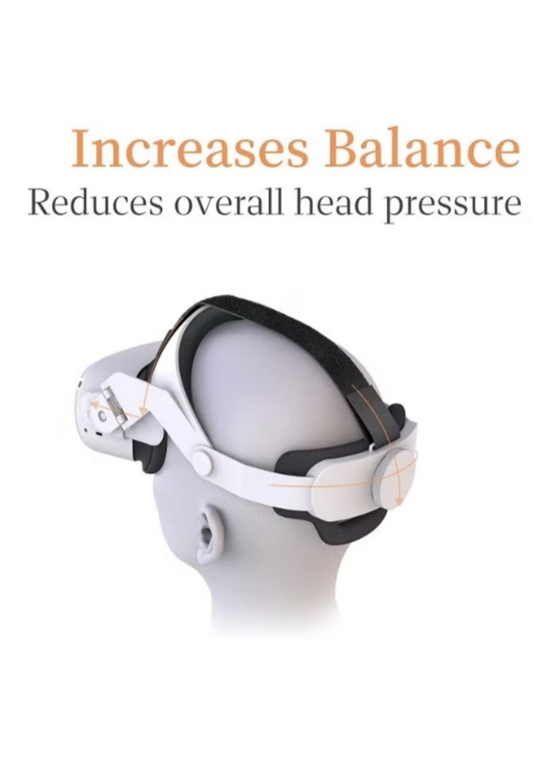 Beauenty For Oculus Quest 2 Head Strap - B5-PRO Halo Strap for Oculus Quest 2 - Ideal Replacement for Oculus Quest 2 Elite Strap - Comfortable/Lightweight/Reduce Pressure  - Image 2
