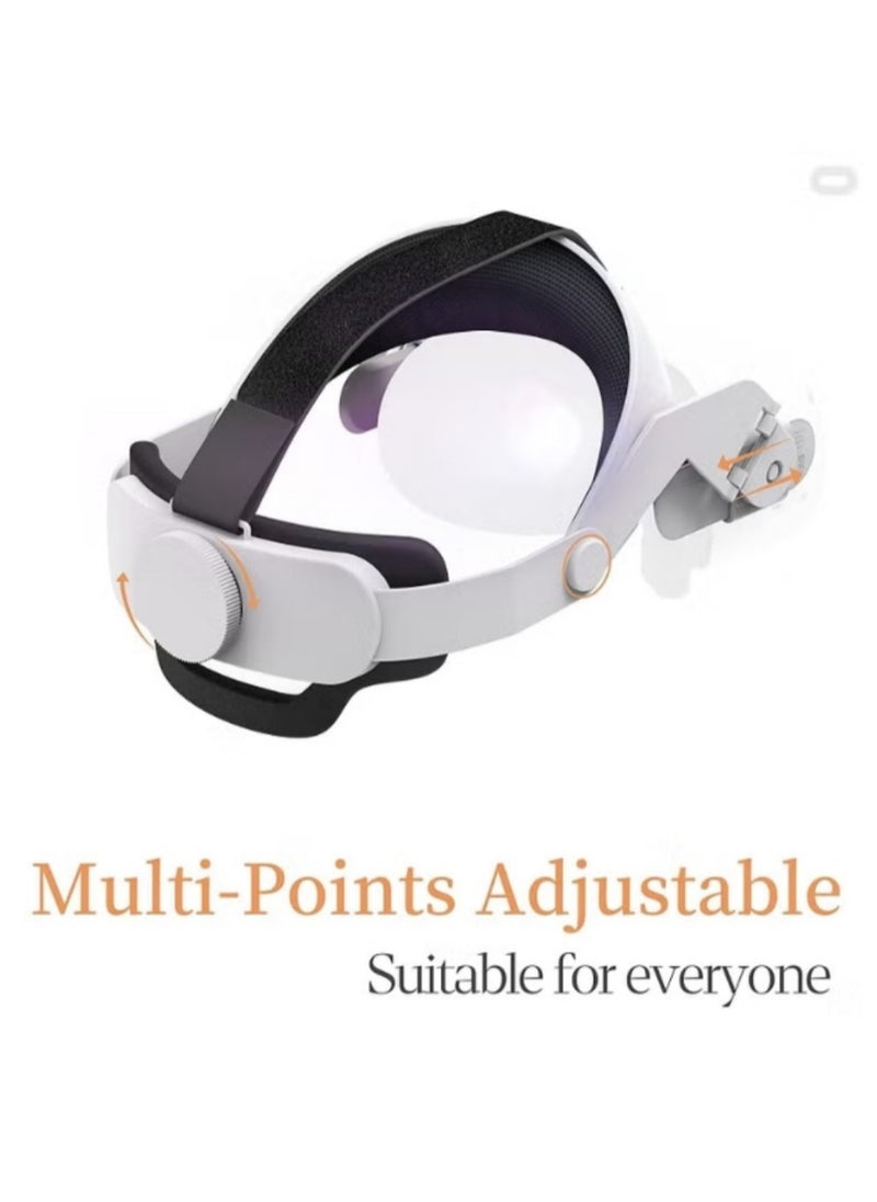 Beauenty For Oculus Quest 2 Head Strap - B5-PRO Halo Strap for Oculus Quest 2 - Ideal Replacement for Oculus Quest 2 Elite Strap - Comfortable/Lightweight/Reduce Pressure  - Image 3