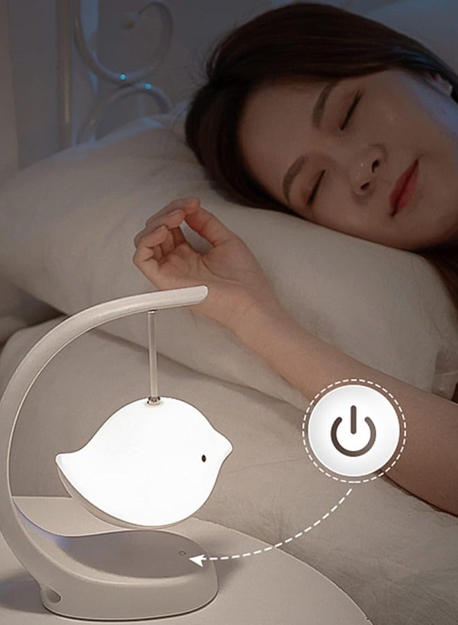 مصباح ليلي صغير إبداعي بجانب السرير مزود بمكبر صوت بلوتوث ومصباح مكتبي هدية عيد ميلاد - Image 5