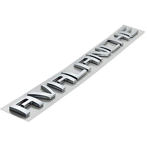 dgea 1x Chrome Avalanche Nameplate Emblm Letter Badge Fit for Gm 07-16 Avalanche (Silver) - Image 2