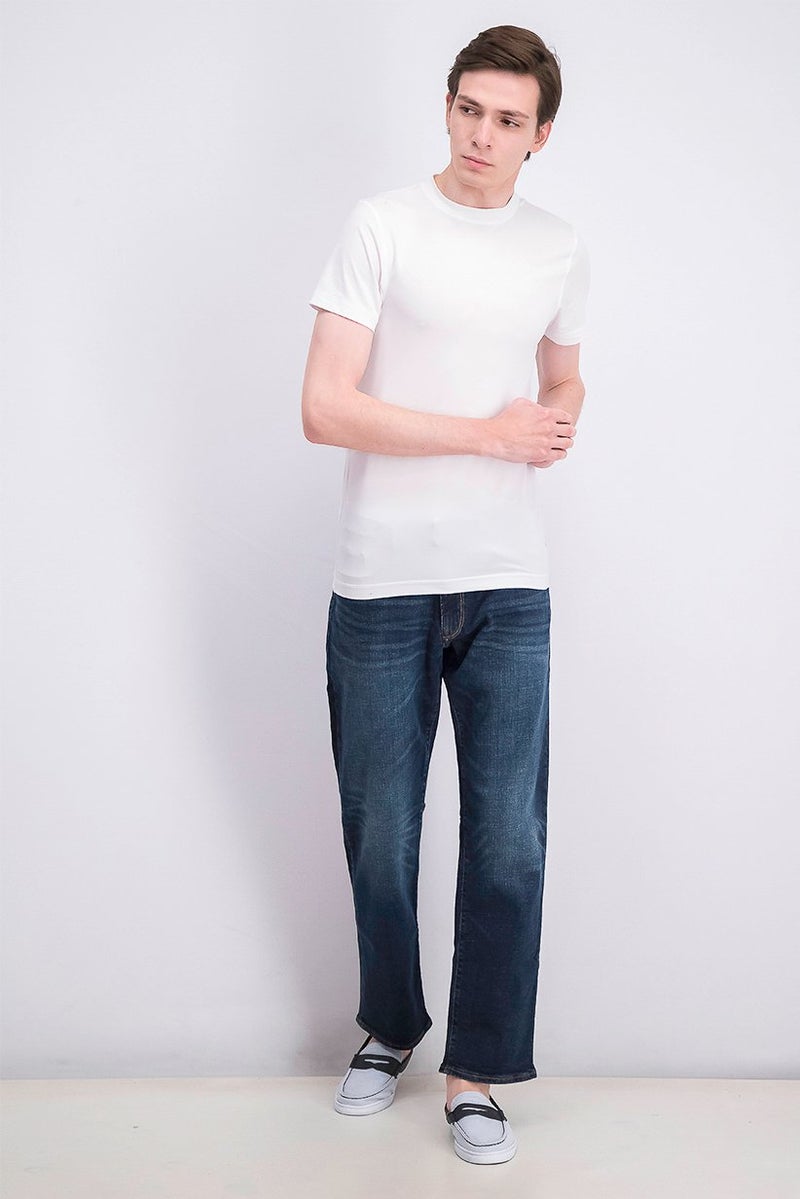 GAP جينز مستقيم للرجال، أزرق دنيم - Image 3