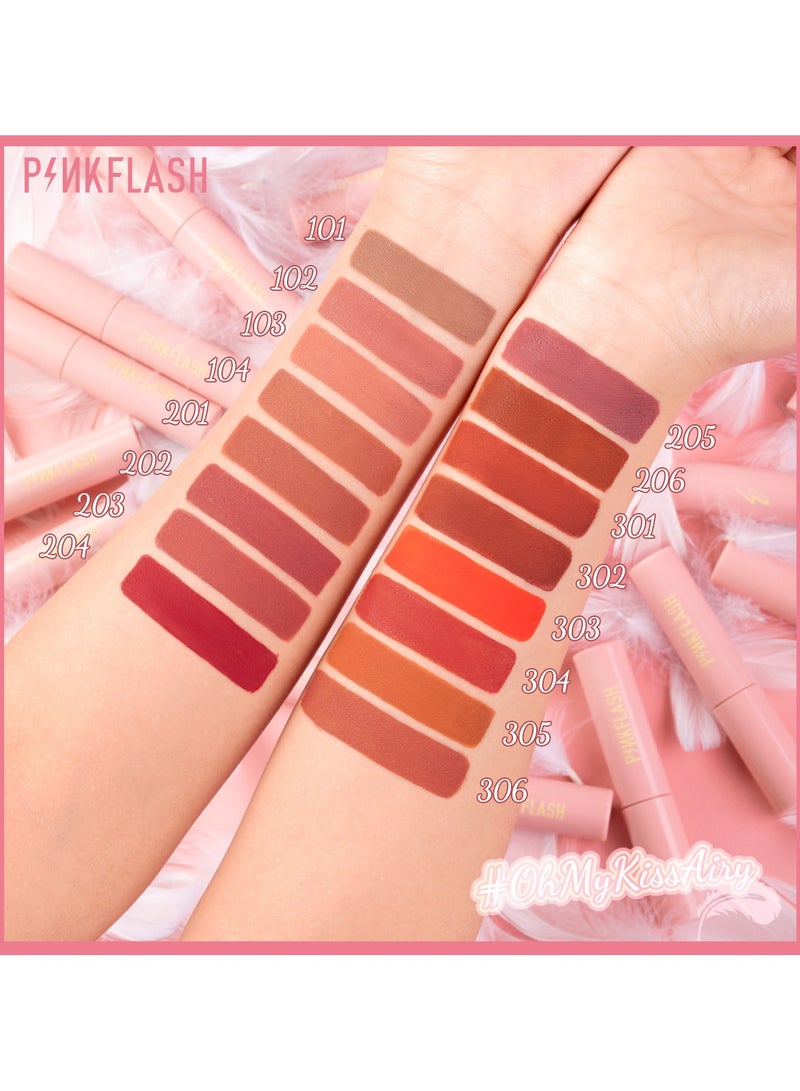 Pinkflash Melting Matte Lip Cream #204 - Image 3