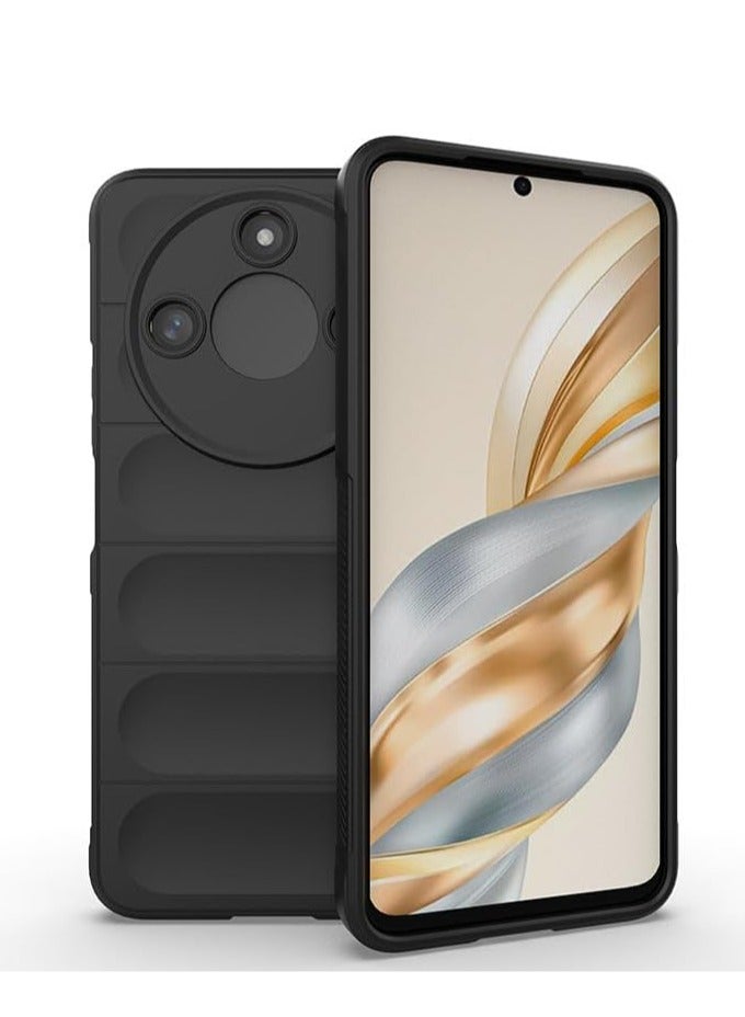 Case Compatible with Honor X9c Smart 5G Case, Flexible TPU Silicone Airbag Shock-Absorption Anti-Drop Anti-Slip Shockproof Protective Cover for Honor X9c Smart - Image 1