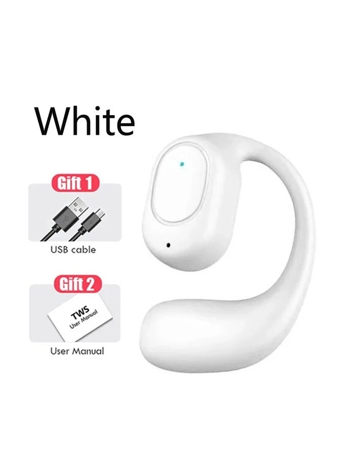 AROAQ Wireless Bluetooth Headphones Bone Conduction Handsfree Noise Canceling Earphones with Microphone for Driving - Image 1