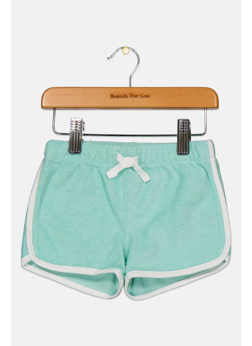 carter's Toddlers Girl Textured Short, Turquoise  - Image 1