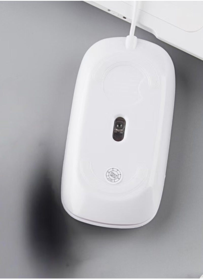 Generic The white business office mouse is suitable for computers  - Image 2