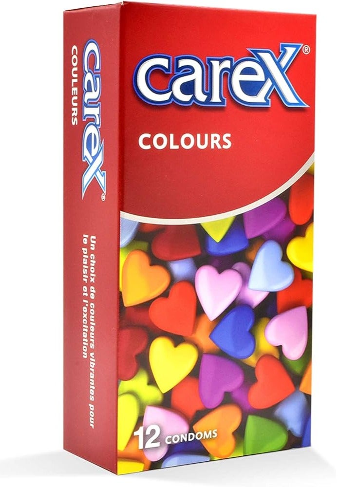 careX Colours Condoms 12'S