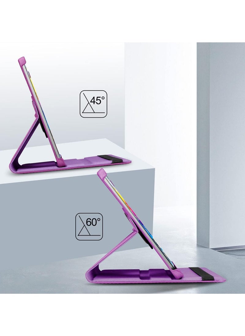 Case for Ipad 10th Generation Case 2022 iPad 10.9 Inch Case, iPad 10 Case Leather Smart Tablet 360° Rotating Case For IPad 10th Gen 2022 Release A2696 A2757 A2777 (Purple)