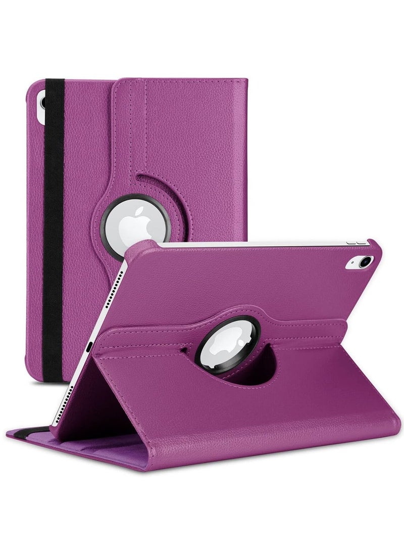 Case for Ipad 10th Generation Case 2022 iPad 10.9 Inch Case, iPad 10 Case Leather Smart Tablet 360° Rotating Case For IPad 10th Gen 2022 Release A2696 A2757 A2777 (Purple)