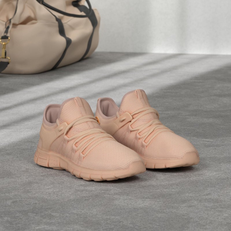 AOE Womens Walking Running Shoes Ultra Lightweight Breathable Mesh Tennis Shoes Non Slip Athletic Workout Gym Sneakers 8women / 7men Pink - Image 2