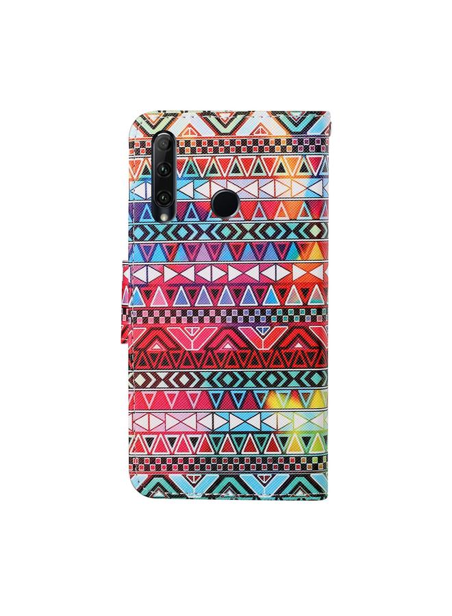 Zaboon Case For Honor 20i / 10i / 20 lite Colored Drawing Pattern Horizontal Flip Leather Case with Holder & Card Slots & Wallet & Lanyard - Image 3