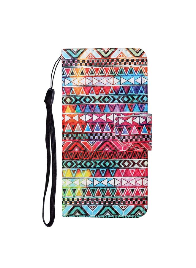 Zaboon Case For Honor 20i / 10i / 20 lite Colored Drawing Pattern Horizontal Flip Leather Case with Holder & Card Slots & Wallet & Lanyard - Image 2