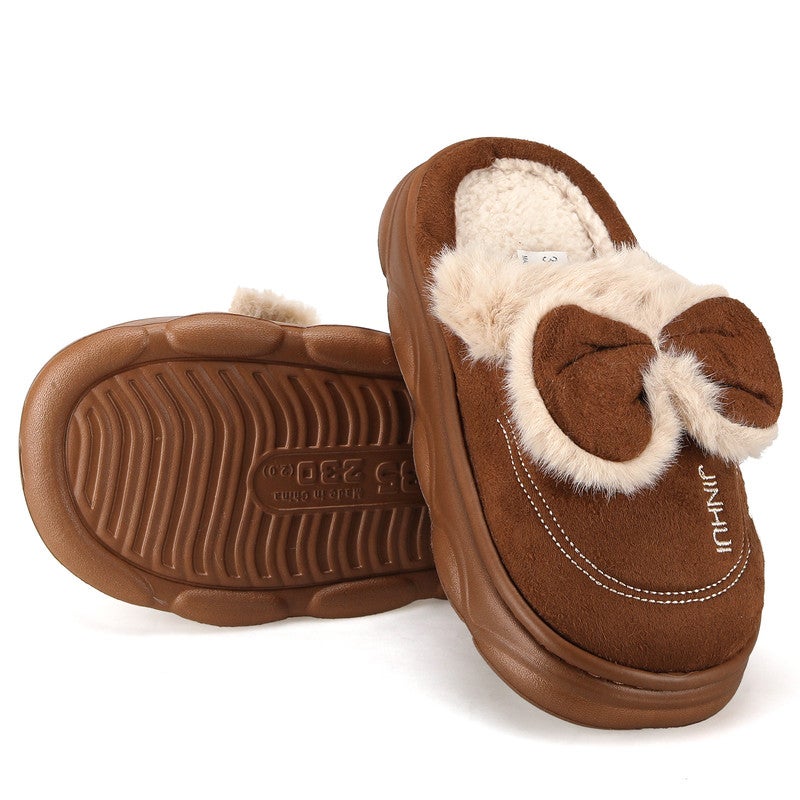 Lucky Kids Cartoon Slippers for Kids, Funny Animal House Shoes with Non-Slip Sole, Cozy Plush Indoor Comfort Footwear for Boys and Girls - Image 1