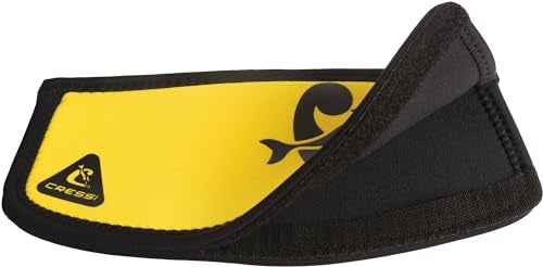 Cressi Simply Neo Mask Strap Cover, Yellow/Black - Image 2