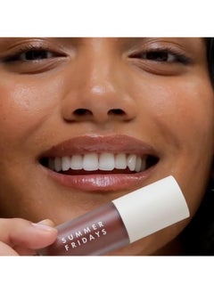 SUMMER FRIDAYS Dream Lip Oil for Moisturizing Sheer Coverage, High-Shine Tint, and Deep Hydration - Rosewood Nights (4.5ml)  - Image 3