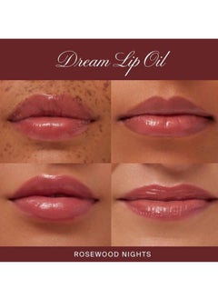 SUMMER FRIDAYS Dream Lip Oil for Moisturizing Sheer Coverage, High-Shine Tint, and Deep Hydration - Rosewood Nights (4.5ml)  - Image 5