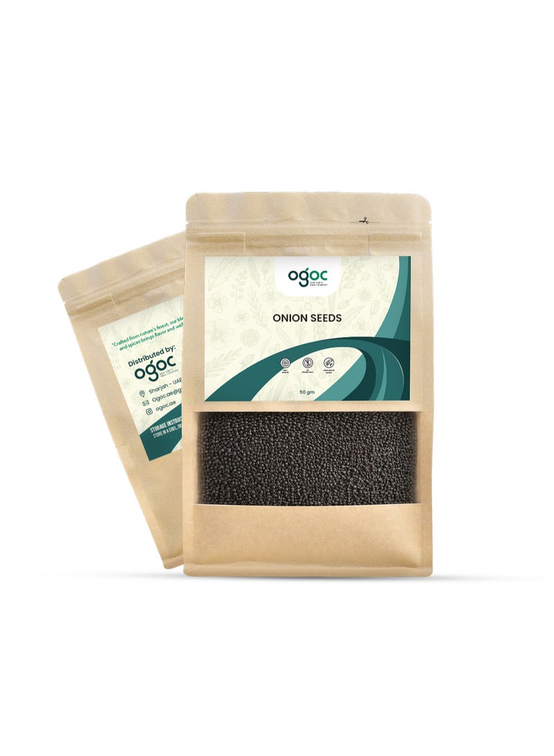 OGOC Onion Seeds Pyaz Beej Kalonji Style Aromatic Seeds Traditional Pantry Spice for Cooking Seasoning Curries Pickles Bread - Image 5