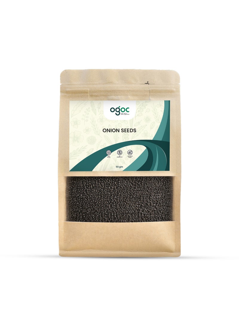 OGOC Onion Seeds Pyaz Beej Kalonji Style Aromatic Seeds Traditional Pantry Spice for Cooking Seasoning Curries Pickles Bread - Image 1