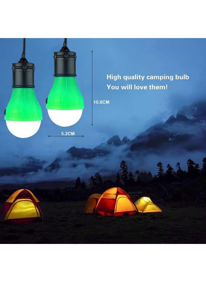 LENND Tent Lamp Portable LED Tent Light 4 Packs Emergency Lights Camping Light Bulbs Camping Tent Lantern Bulb Camping Equipment for Camping Hiking Backpacking Fishing, Battery Powered  - Image 5