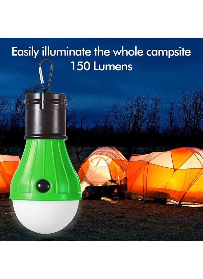 LENND Tent Lamp Portable LED Tent Light 4 Packs Emergency Lights Camping Light Bulbs Camping Tent Lantern Bulb Camping Equipment for Camping Hiking Backpacking Fishing, Battery Powered  - Image 2