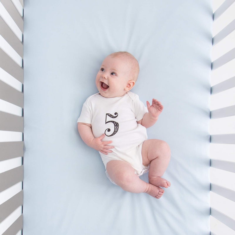 JumpOff Jo - Seize The Moment Baby Milestone Onesies, 1 Through 12 Bodysuit Set With Numbers, Newborn Essentials - Image 3