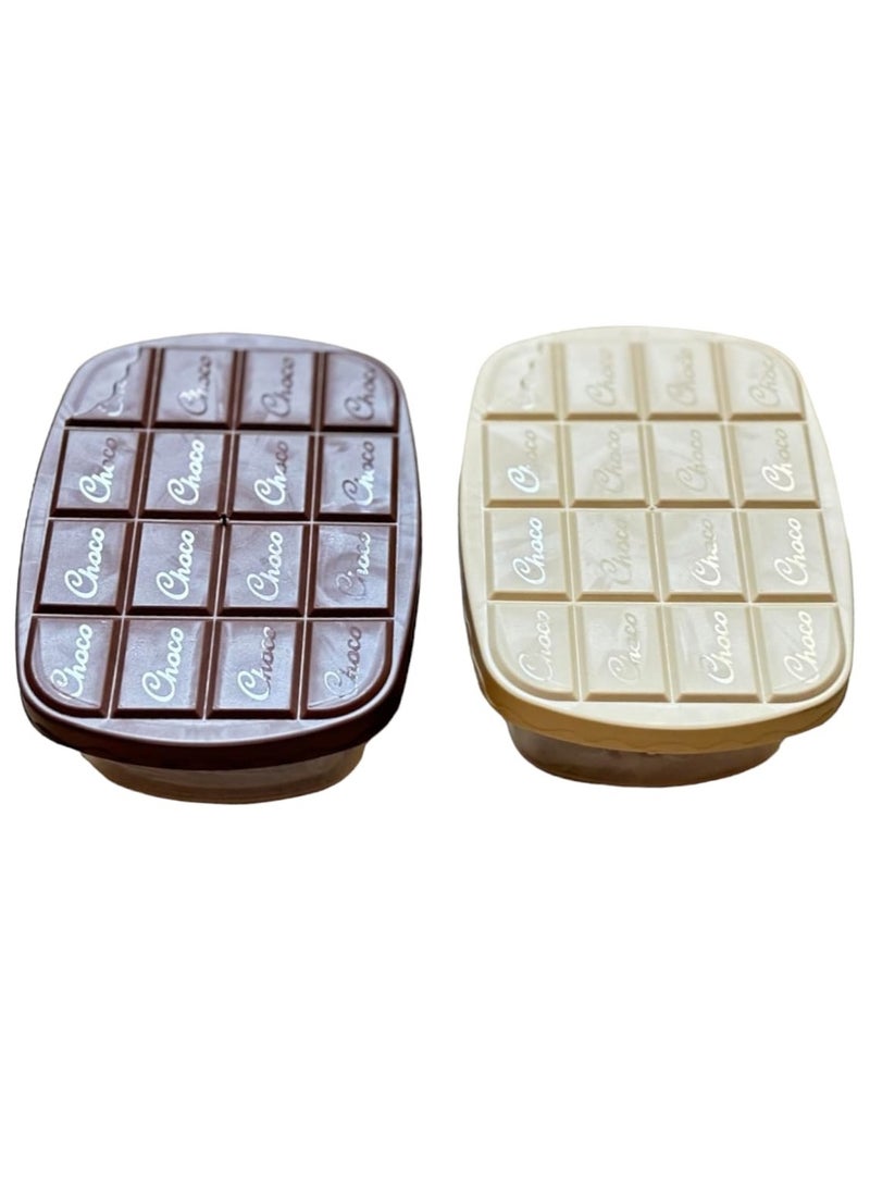 ECO PLAST Multipurpose Plastic Refrigerator Food Containers With Lids - Set Of 3 Pcs - 0.8, 1.4, 2.0 Liter - Image 1