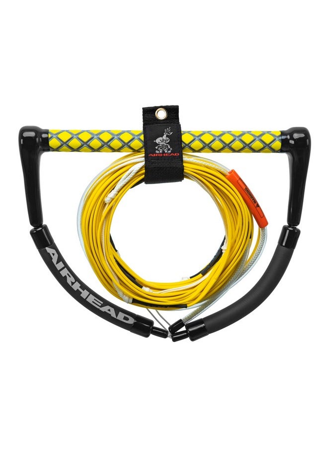 Airhead Dyneema Flat Line Wakeboard Rope, 4 Sections, 70Feet, Yellow  - Image 2