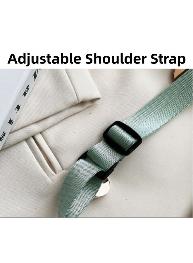 Girls' Versatile Large-capacity Crossbody Bag, Student Nylon Material Messenger Bag Shoulder Bag Satchel Bag Sling Bag, Daily Commuting Carry Bag Side Bag for Teenagers/College Students/Women/Ladies - Image 4