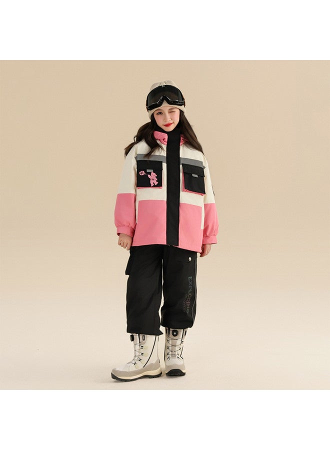 YaYa Men's, Women's & Big Kids' Autumn/winter Fleece Pants Children's Thickened Winter Sports Loose Pants - Image 4