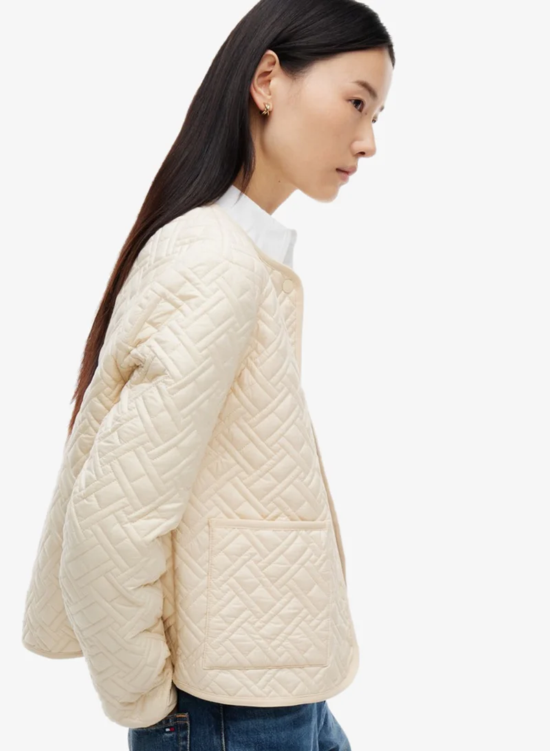 Tommy Hilfiger  Flag Quilted Padded Liner Jacket for Women | Best Price UAE